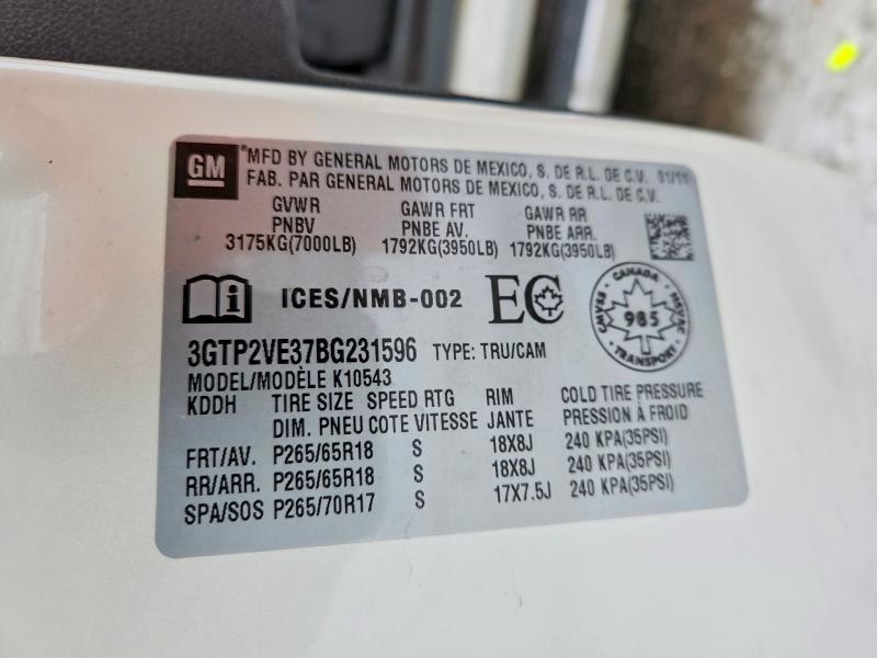 2011 GMC Sierra K1500 SLE