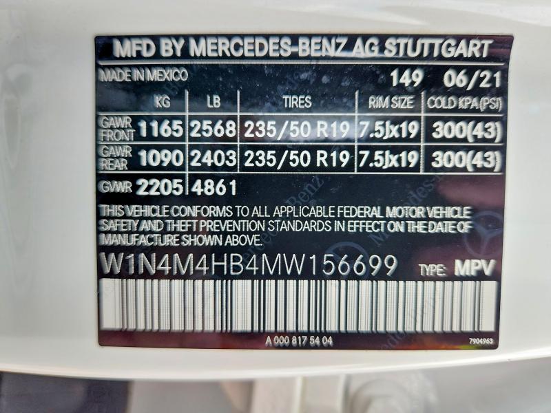 2021 Mercedes-Benz Glb 250 4matic