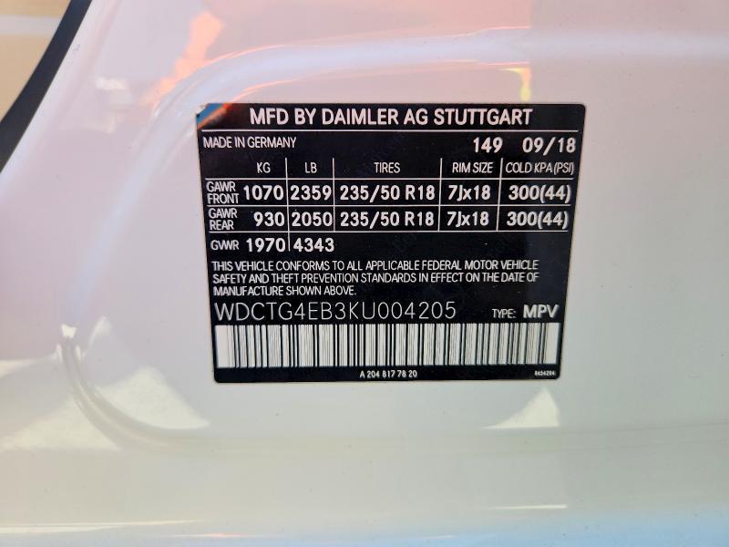 2019 Mercedes-Benz Gla 250