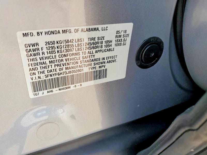 2018 Honda Pilot Exln