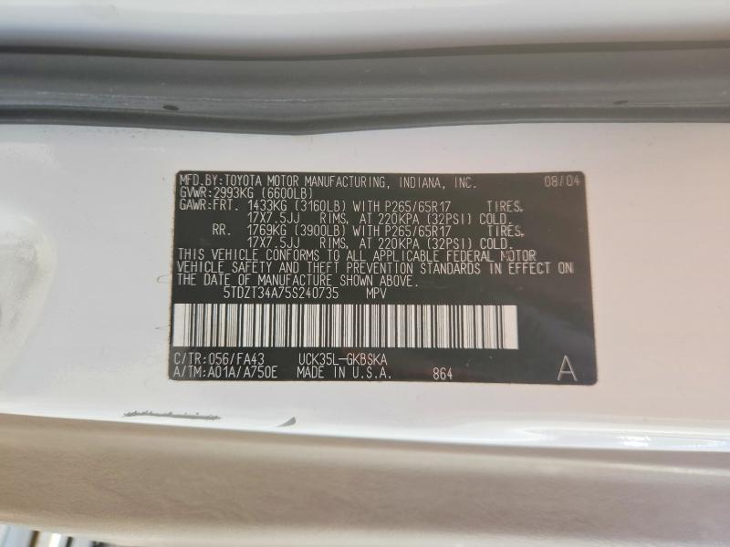 2005 Toyota Sequoia SR5