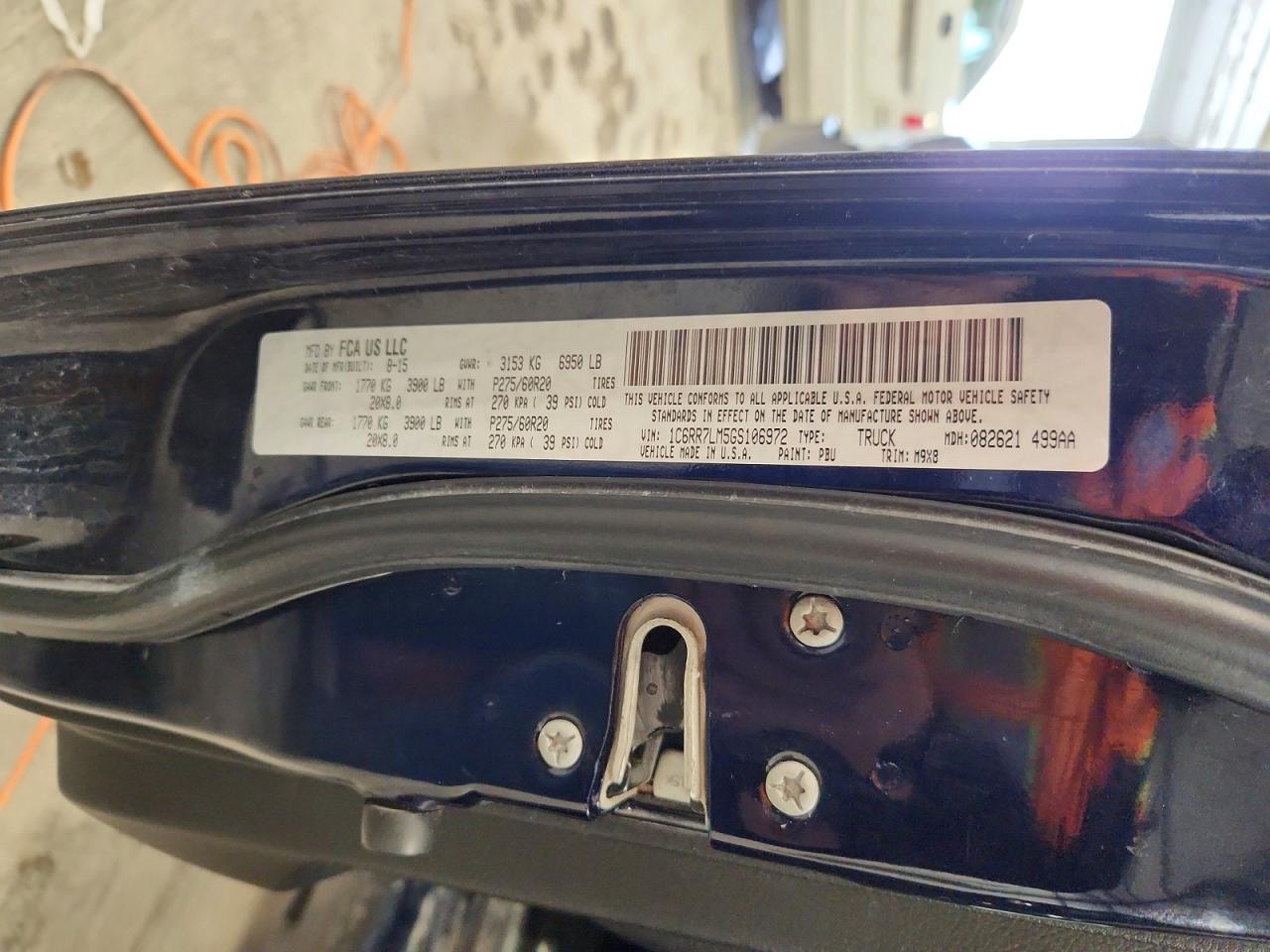 2016 Dodge RAM 1500 SLT