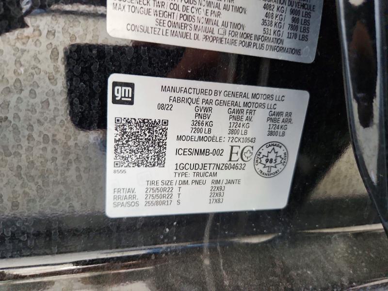 2022 Chevrolet Silverado K1500 High Country