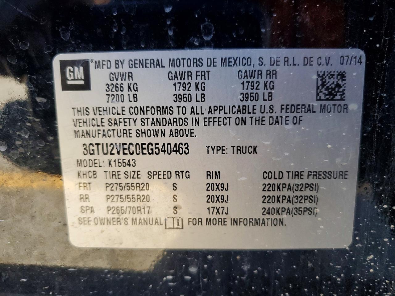 2014 GMC Sierra K1500 SLT