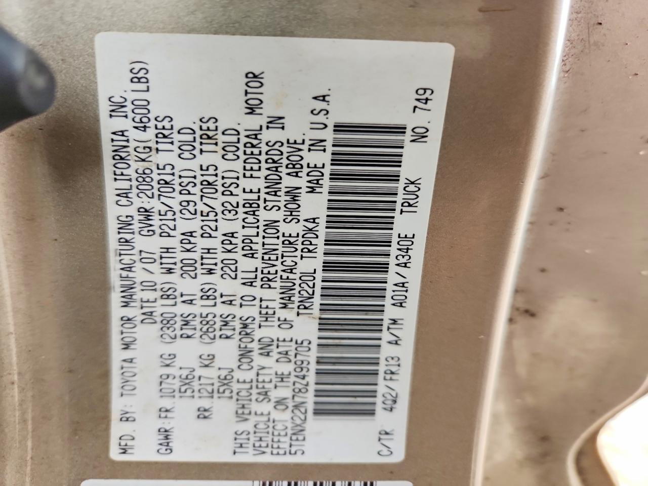 2008 Toyota Tacoma Base