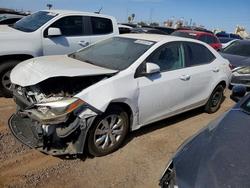 Toyota salvage cars for sale: 2016 Toyota Corolla le