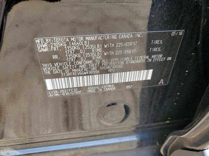 2016 Toyota Rav4 xle