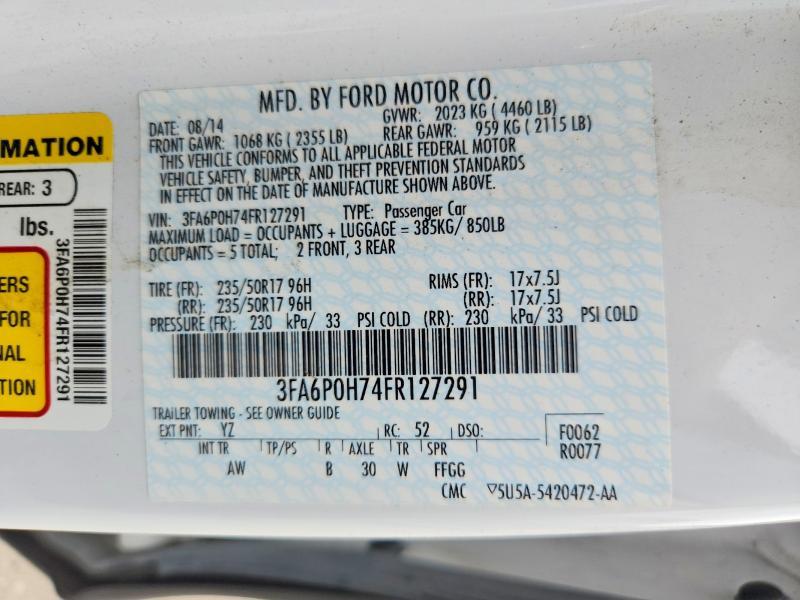 2015 Ford Fusion se