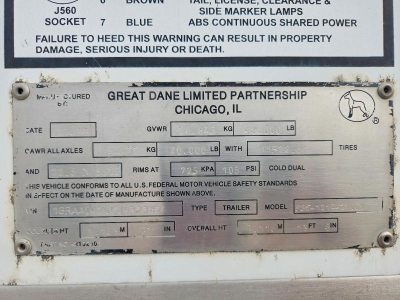 2012 Great Dane DRY Van Trailer
