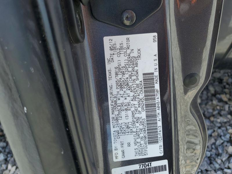 2012 Toyota Tacoma V6