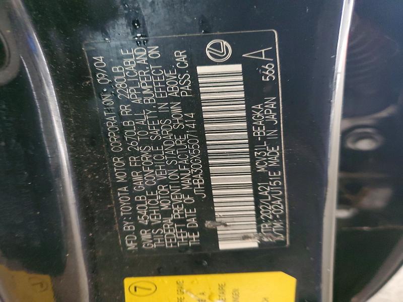 2005 Lexus Es 330
