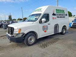 Salvage trucks for sale at Miami, FL auction: 2019 Nissan NV 2500 HD SV