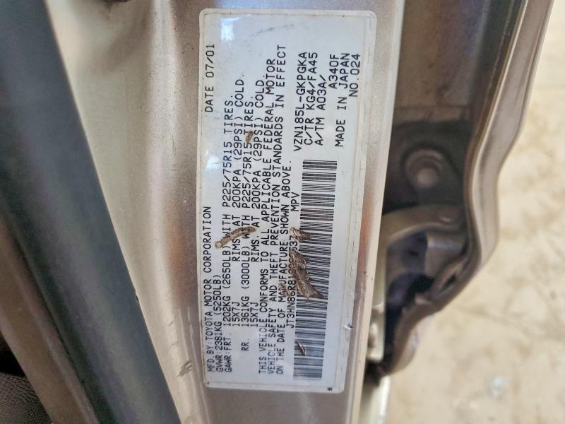 2001 Toyota 4runner SR5