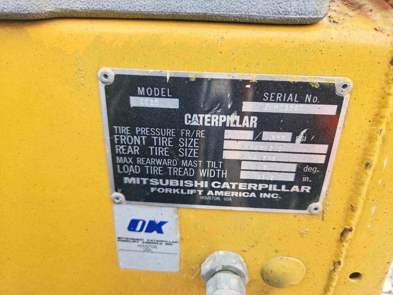 2018 Caterillar 2018 Caterpillar C015 Forklift