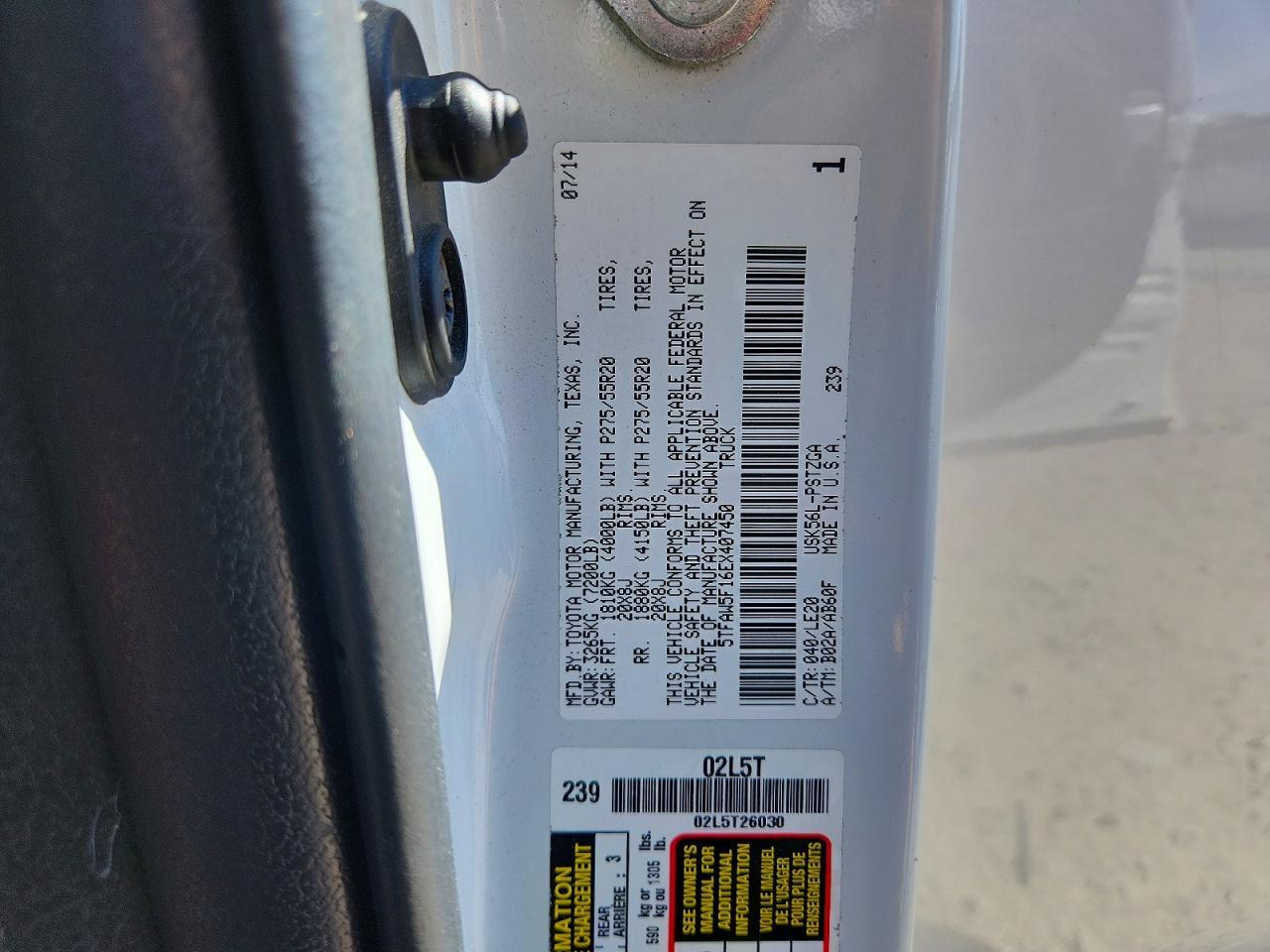 2014 Toyota Tundra Platinum