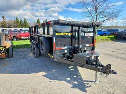 Salvage trucks for sale at Angola, NY auction: 2025 Griffin Dump Trailer