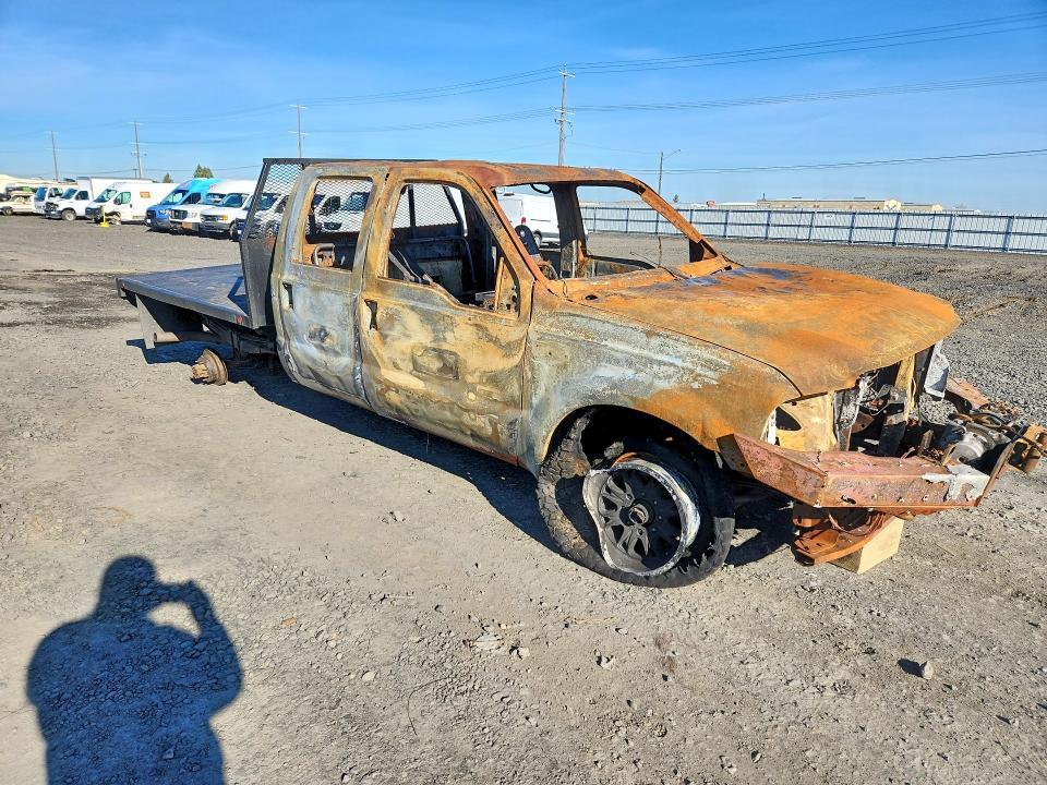 2001 Ford 2002 Ford F350 Super Duty Flatbed Truck