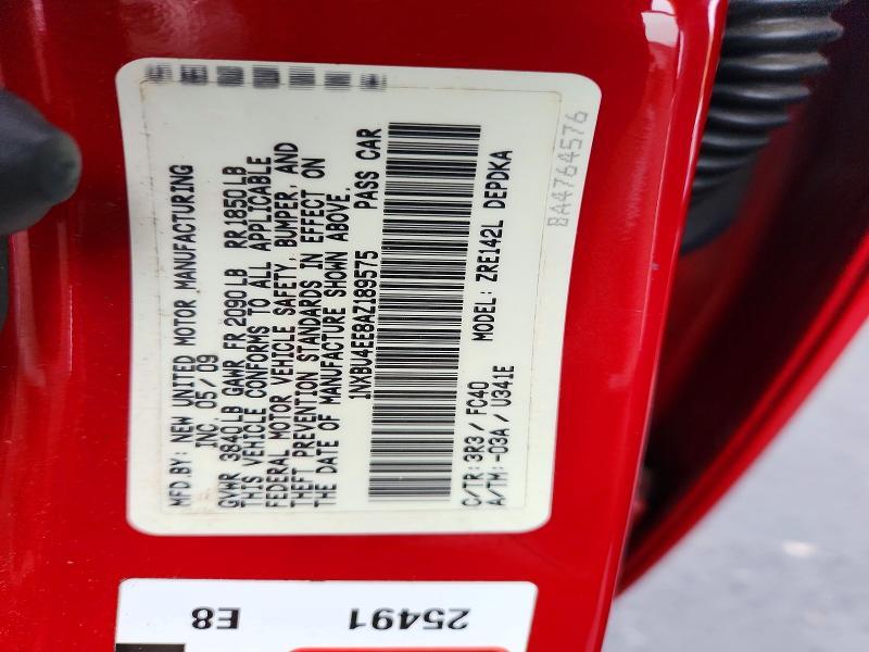 2010 Toyota Corolla le