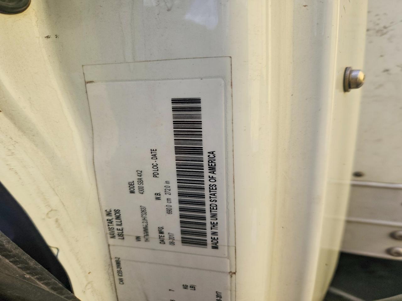 2018 International 4300 BOX Truck