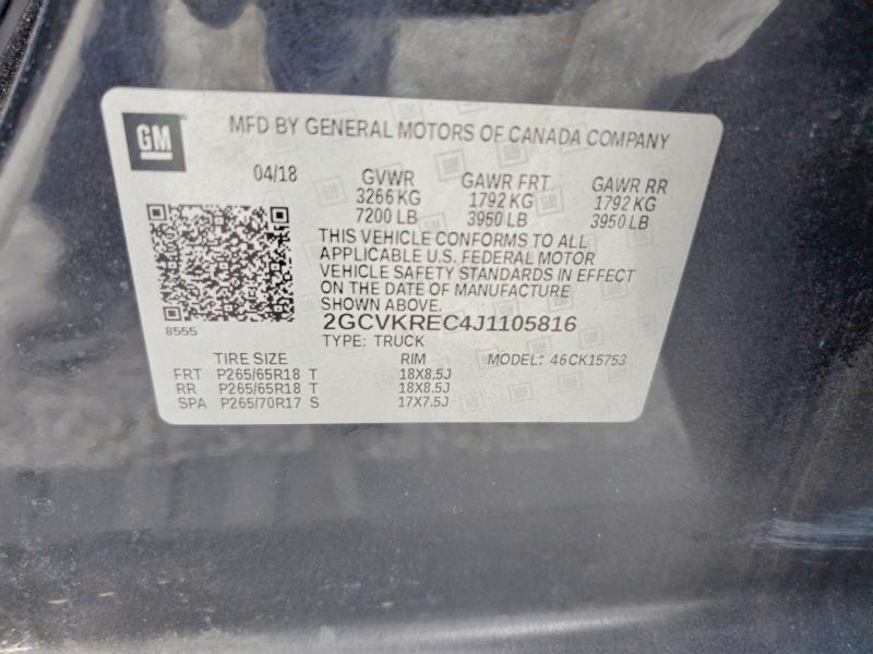 2018 Chevrolet Silverado K1500 LT