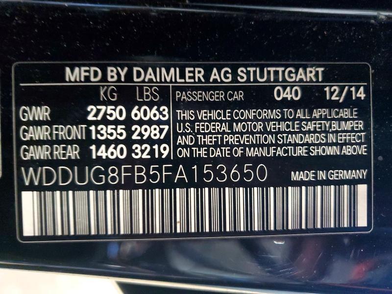 2015 Mercedes-Benz S 550 4matic