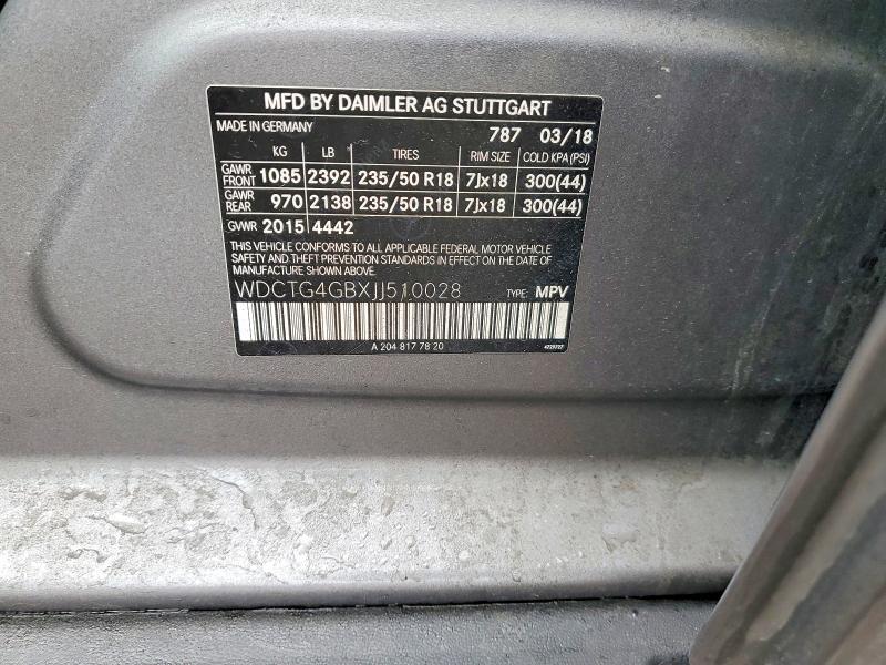 2018 Mercedes-Benz Gla 250 4matic