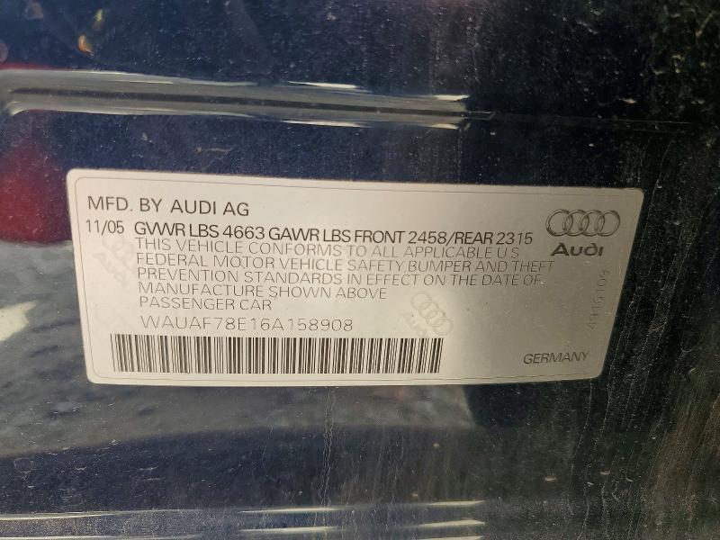 2006 Audi A4 2 Turbo