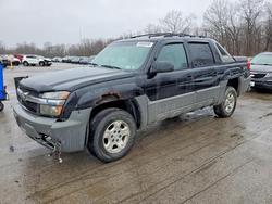 Salvage cars for sale from Copart Ellwood City, PA: 2002 Chevrolet Avalanche K1500