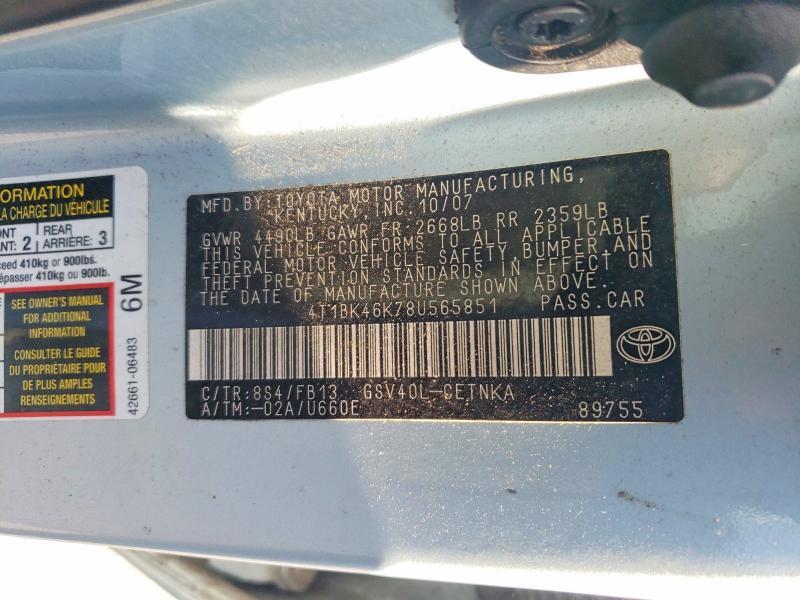 2008 Toyota Camry le V6