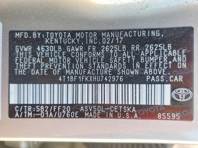 2017 Toyota Camry se