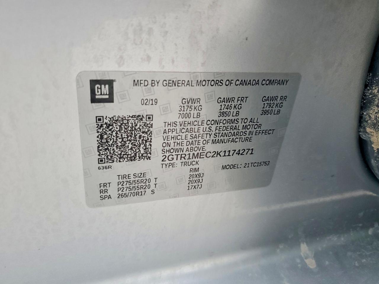 2019 GMC Sierra Limited C1500 SLE