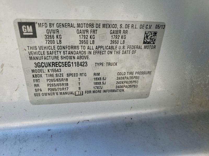 2014 Chevrolet Silverado K1500 lt