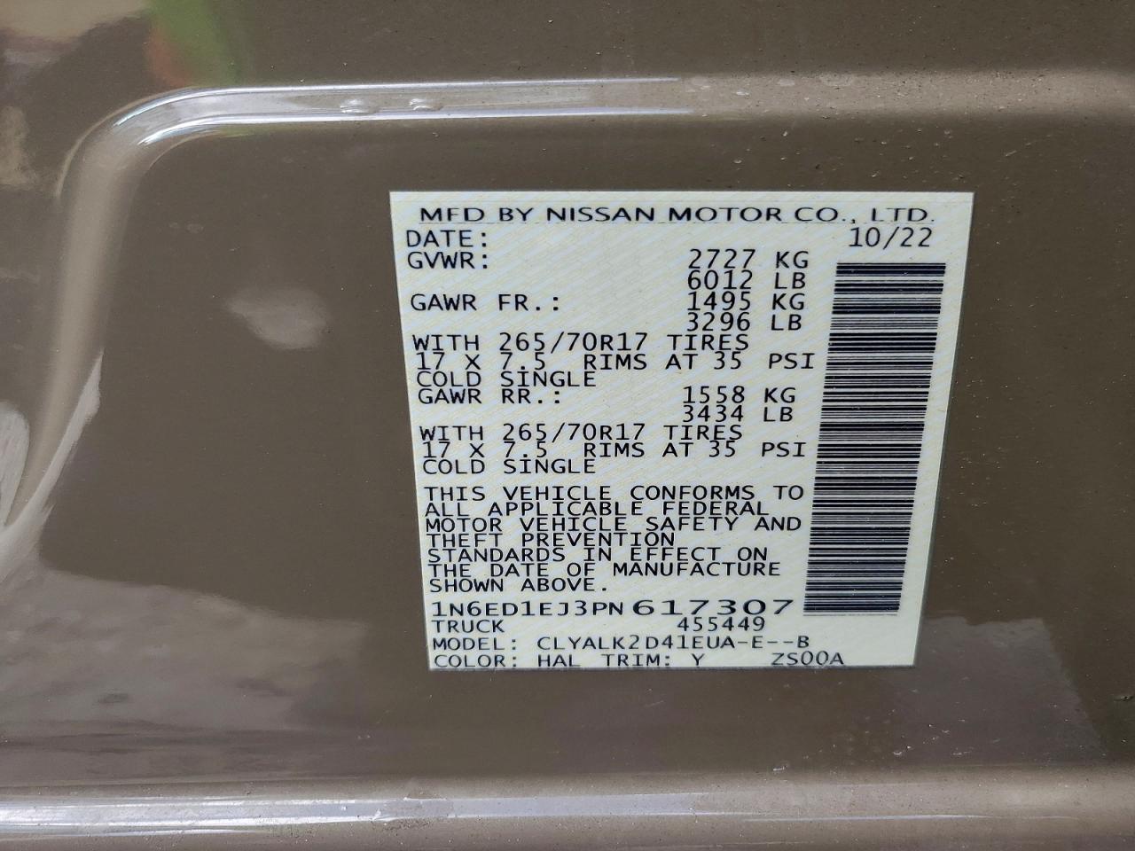 2023 Nissan Frontier PRO-X