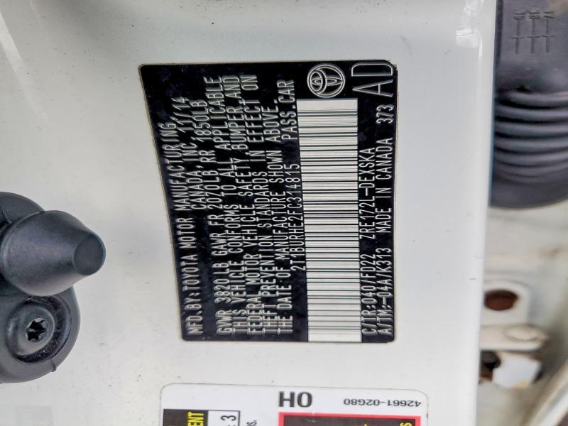 2015 Toyota Corolla s Plus