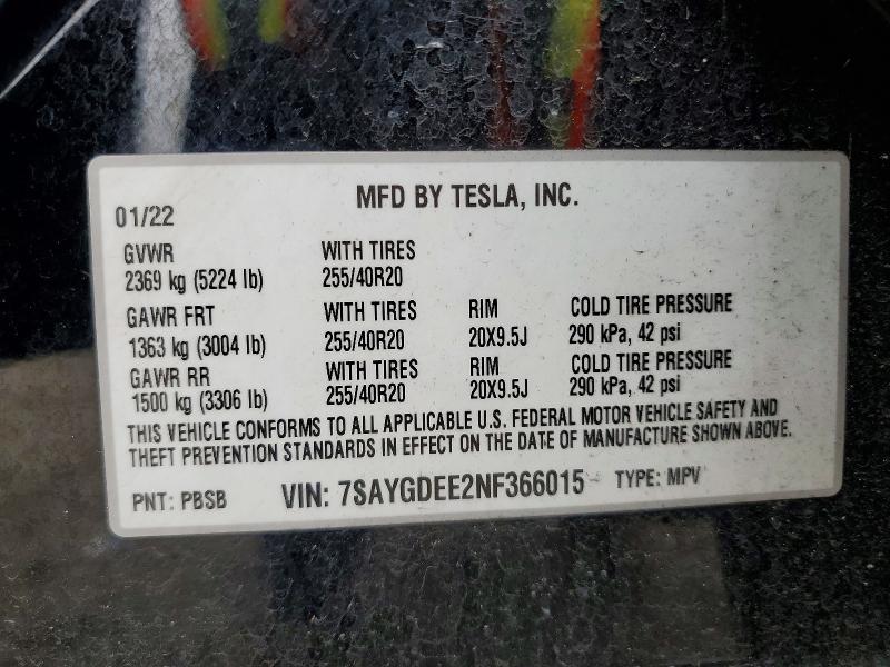 2022 Tesla Model y