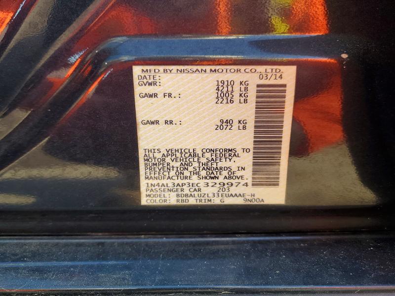 2014 Nissan Altima 2.5 sv