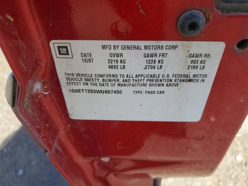 1998 Cadillac Eldorado Touring