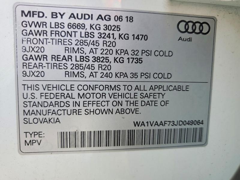 2018 Audi Q7 Prestige