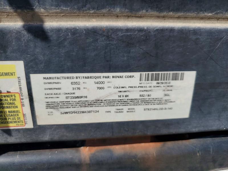 2021 Sure-Trac ST8214HLOD-B-140 Dump Trailer