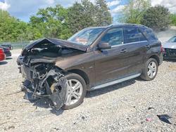 Mercedes-Benz salvage cars for sale: 2012 Mercedes-Benz Ml 350 Bluetec