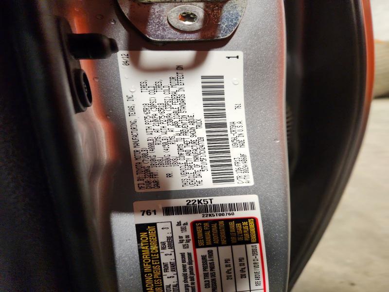 2012 Toyota Tundra Grade