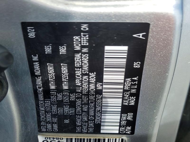 2021 Toyota Sienna le 8-passenger