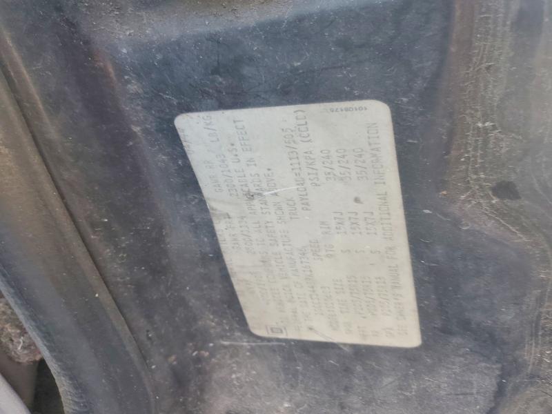 1994 Chevrolet S Truck S10