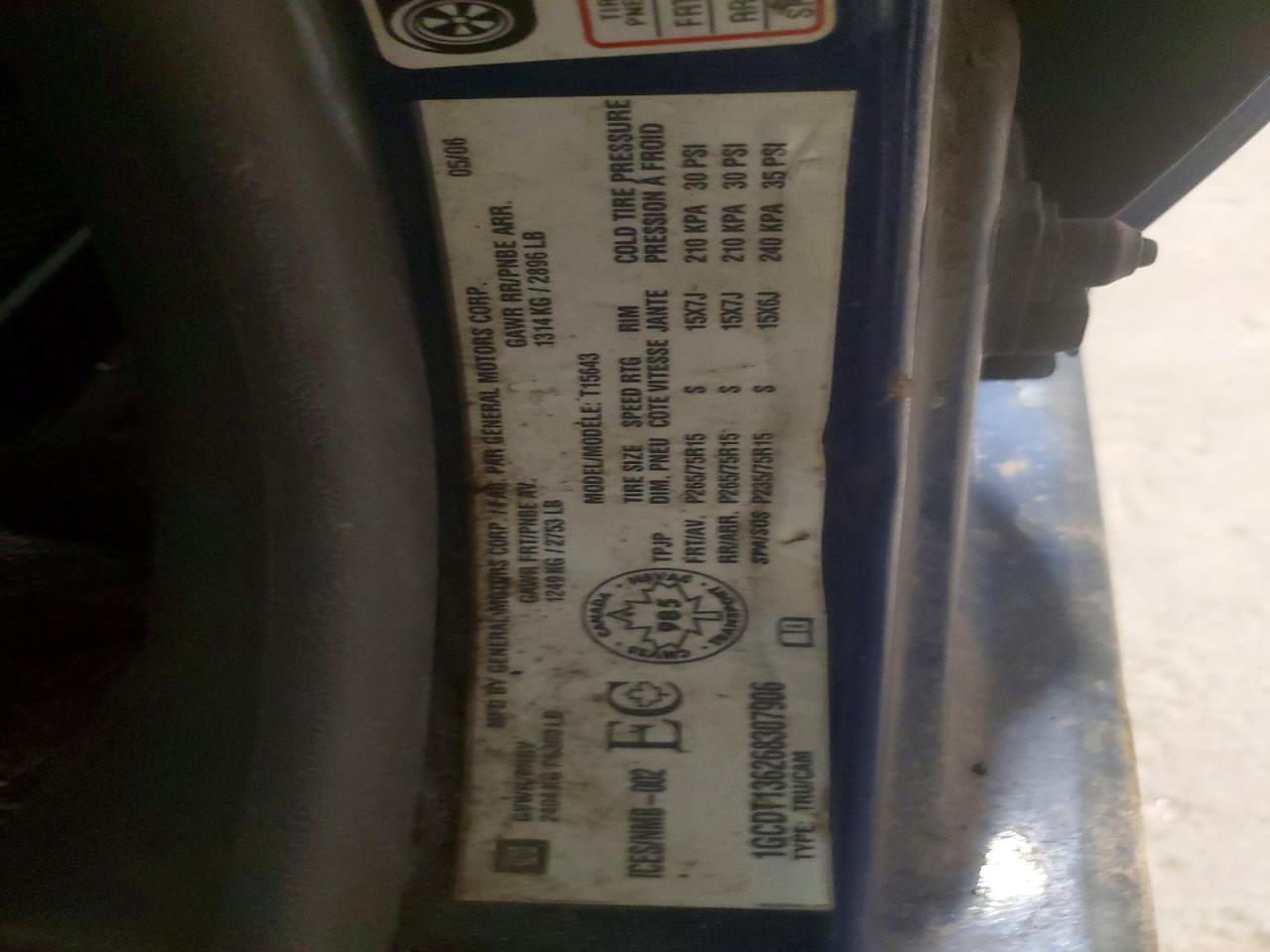 2006 Chev Colorado