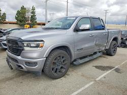 Salvage trucks for sale at Rancho Cucamonga, CA auction: 2020 Dodge 1500 Laramie