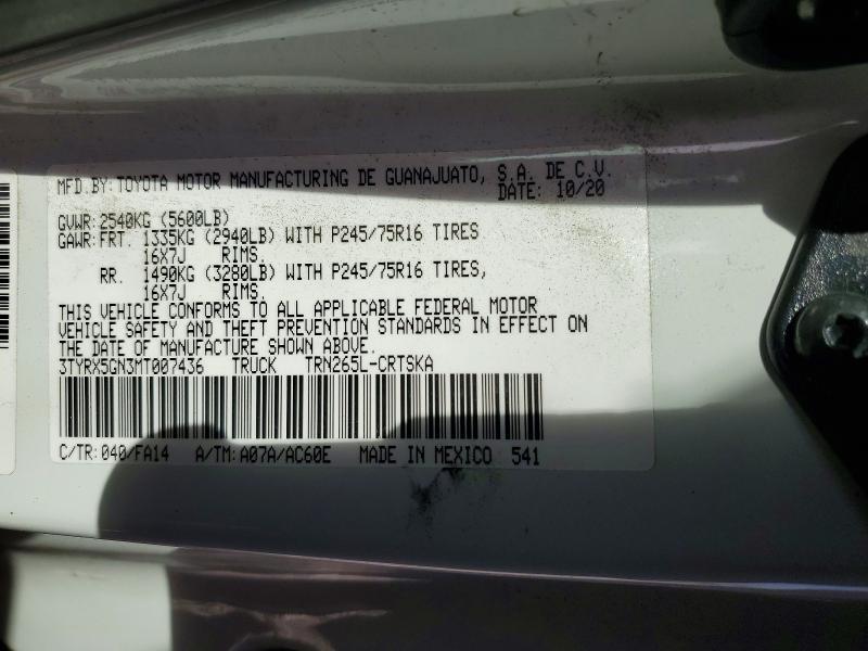 2021 Toyota Tacoma SR
