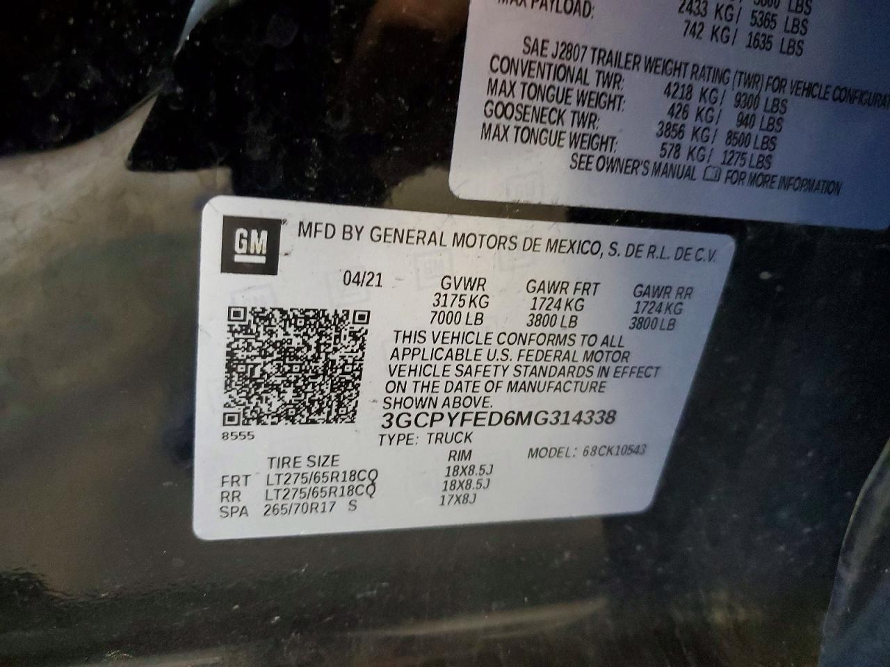 2021 Chevrolet Silverado K1500 LT Trail Boss