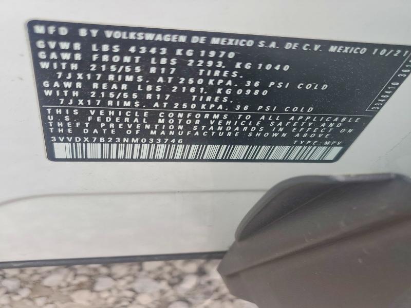 2022 Volkswagen Taos s