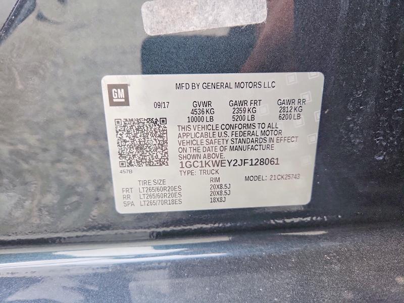2018 Chevrolet Silverado K2500 Heavy Duty LTZ