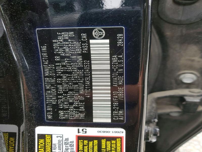 2020 Toyota Camry le